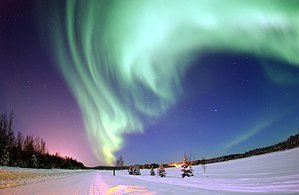 Noordelike poolligte (Aurora borealis)
